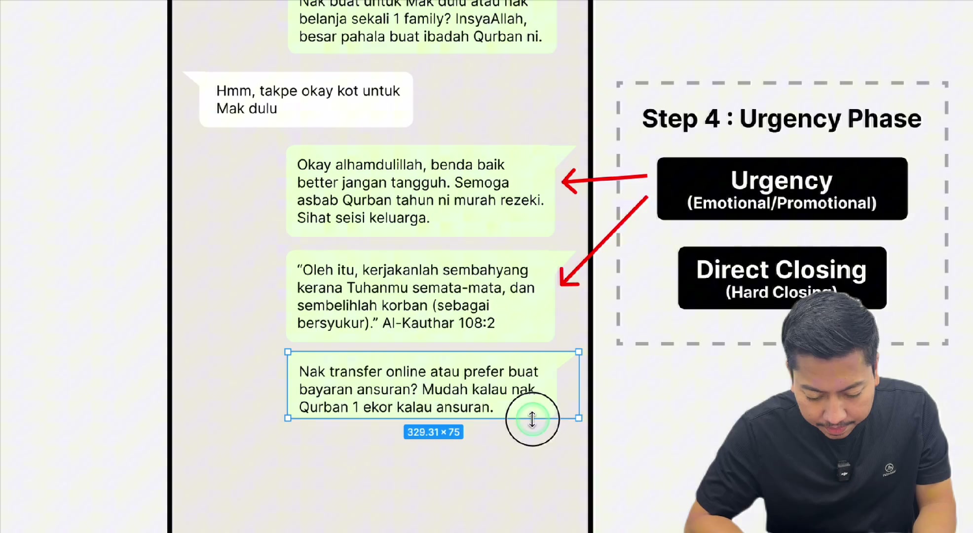 Paparan rakaman pada 00:25:00