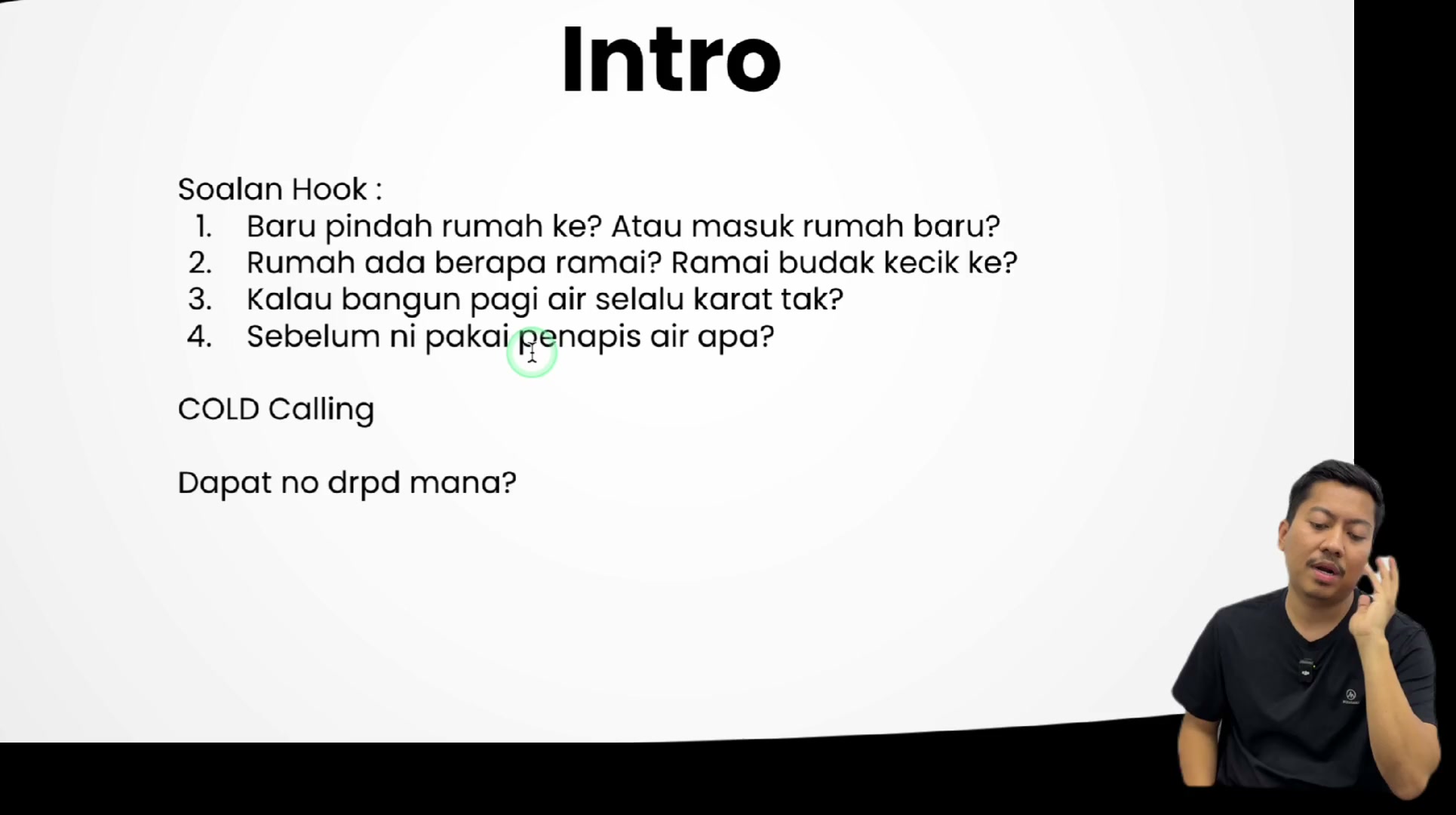 07:00 — Senarai empat soalan yang lengkap dan Dapat tiada drpd mana? peringatan.